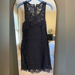 Mod cloth little black lace dress